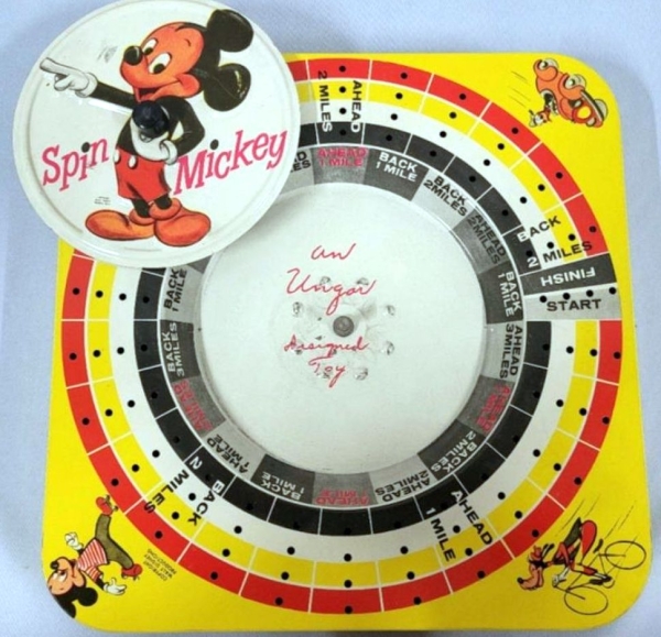 Micky Mouse Spin-N-Win Disney-Roulettegame 1955 in original box (2680)